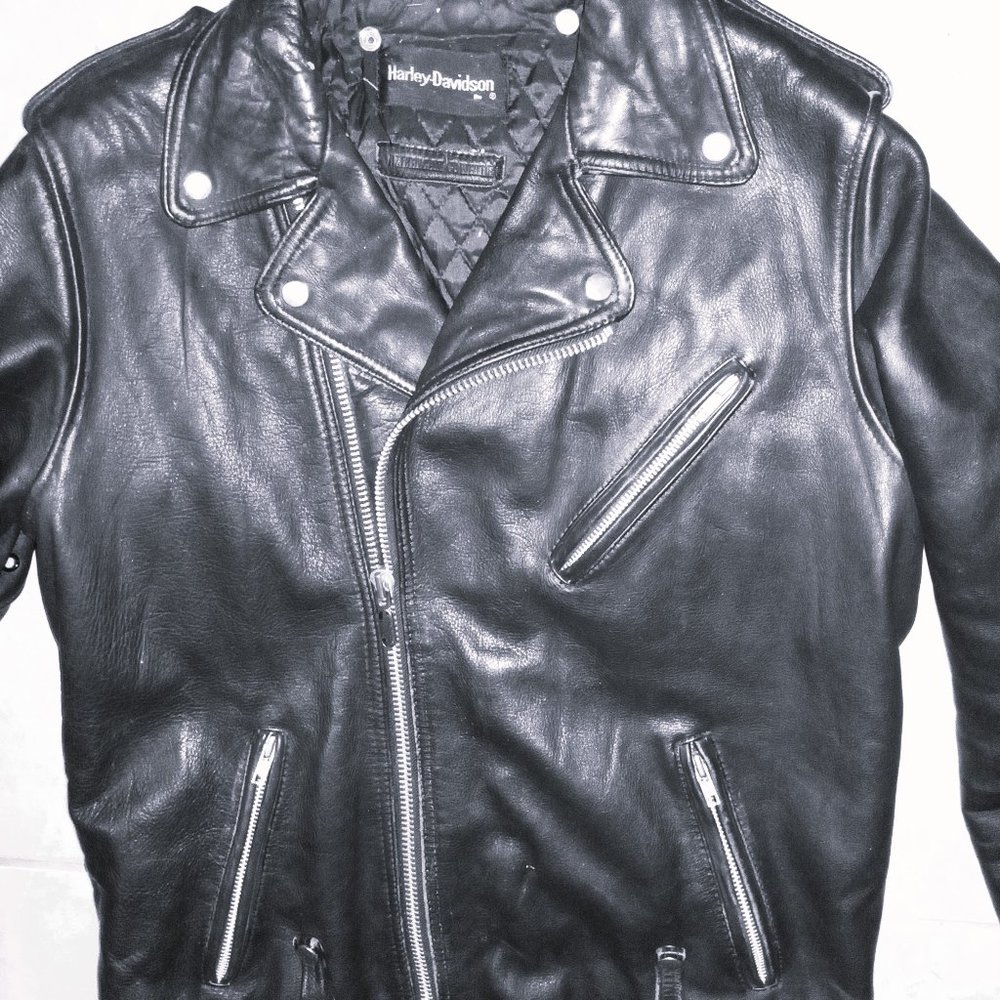Vintage Harley Davidson motorcycle jacket